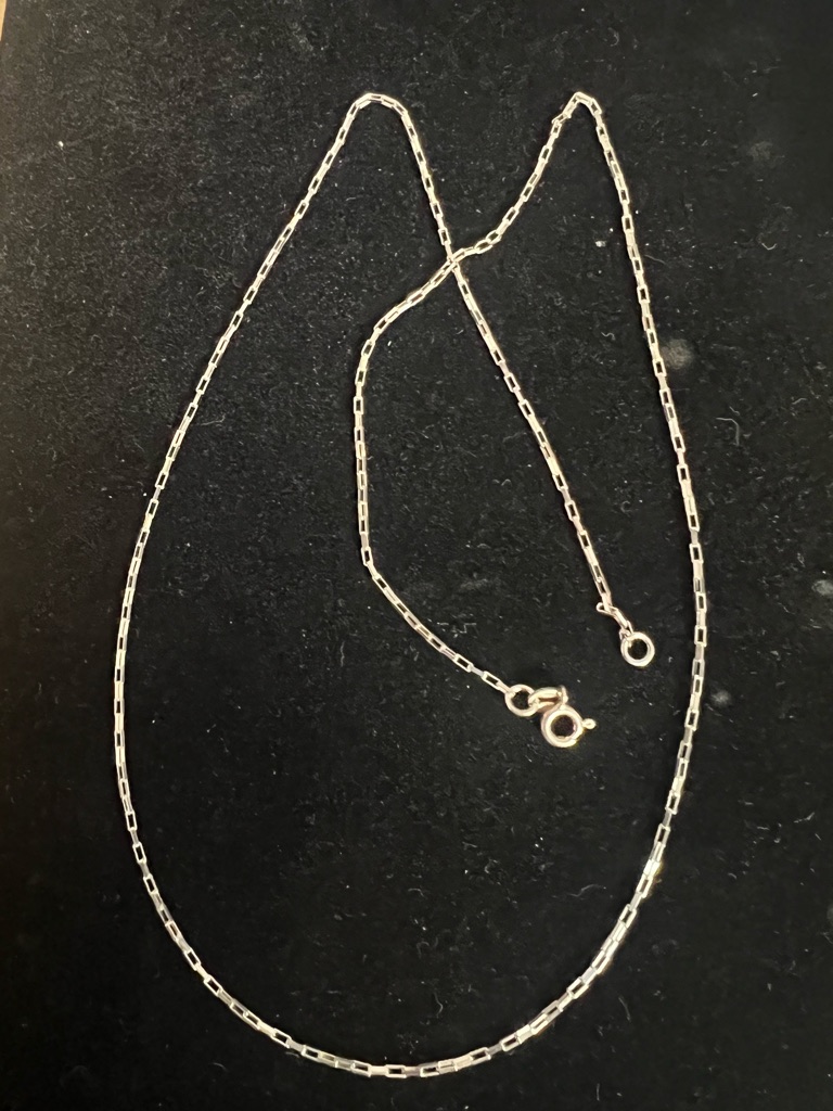 925 Sterling Silver 23in Link Necklace
